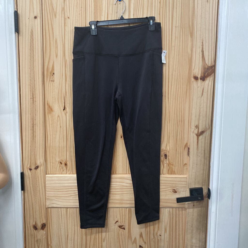 WOMENS SPYDER BLK LEGGINGS XL