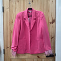 WOMENS WHY DRESS PINK CASUAL BLAZER XXL NWT