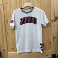 BOYS JORDAN SHIRT RED/WHITE/BLK SHIRT XL 13/15