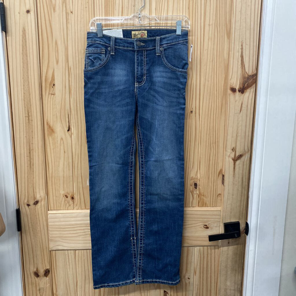 BOYS WRANGLER 20X DENIM JEANS 14 REGULAR NWT