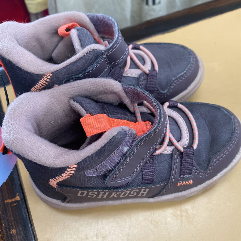 GIRLS OSHKOSH PURPLE BOOTS 6