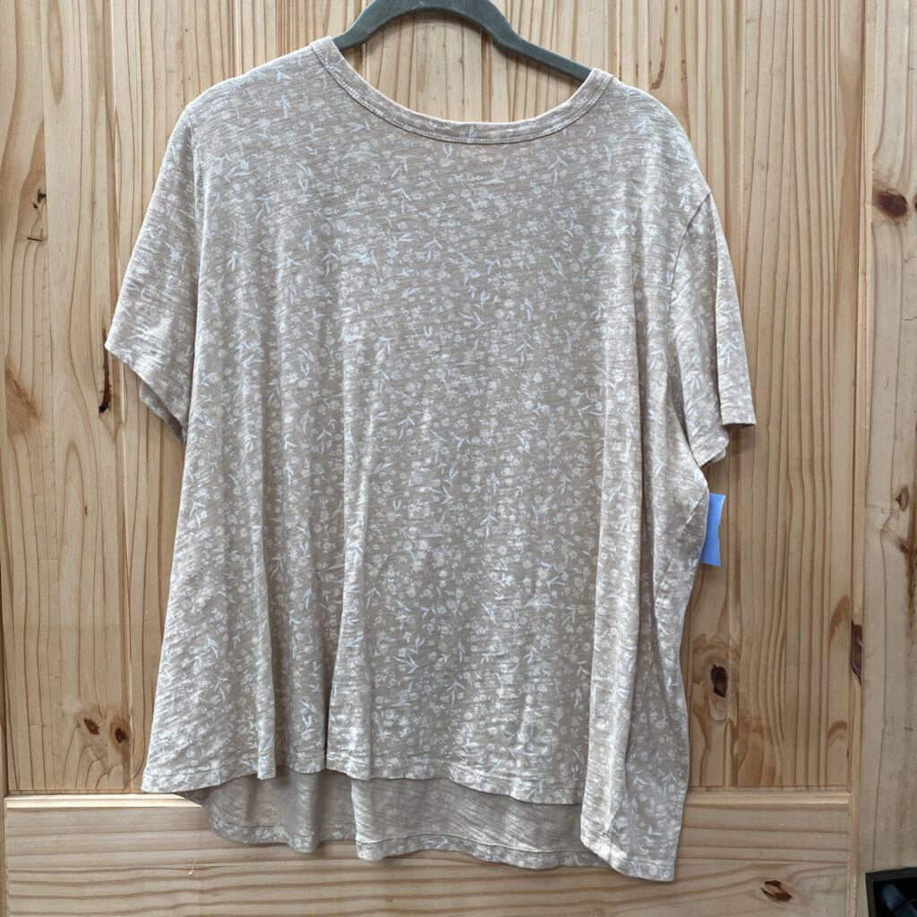 WOMENS OLD NAVY TAUPE SHIRT XL