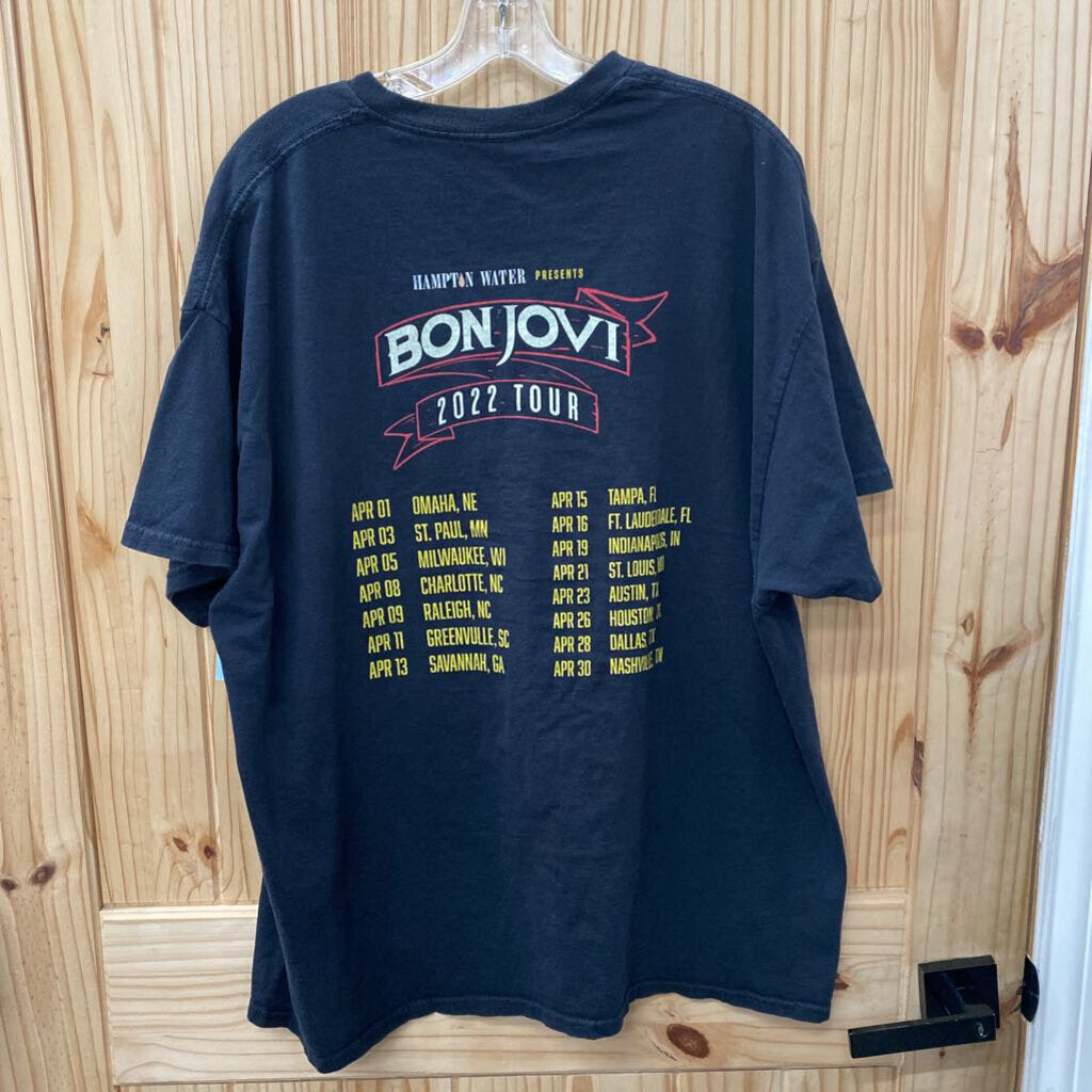 BONJOVI BLK T-SHIRT 2XL