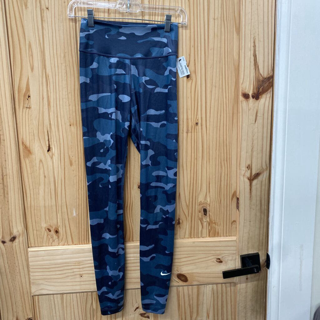 WOMENS NIKE LEGGINGS DK TEAL/BLK LEGGINGS XS