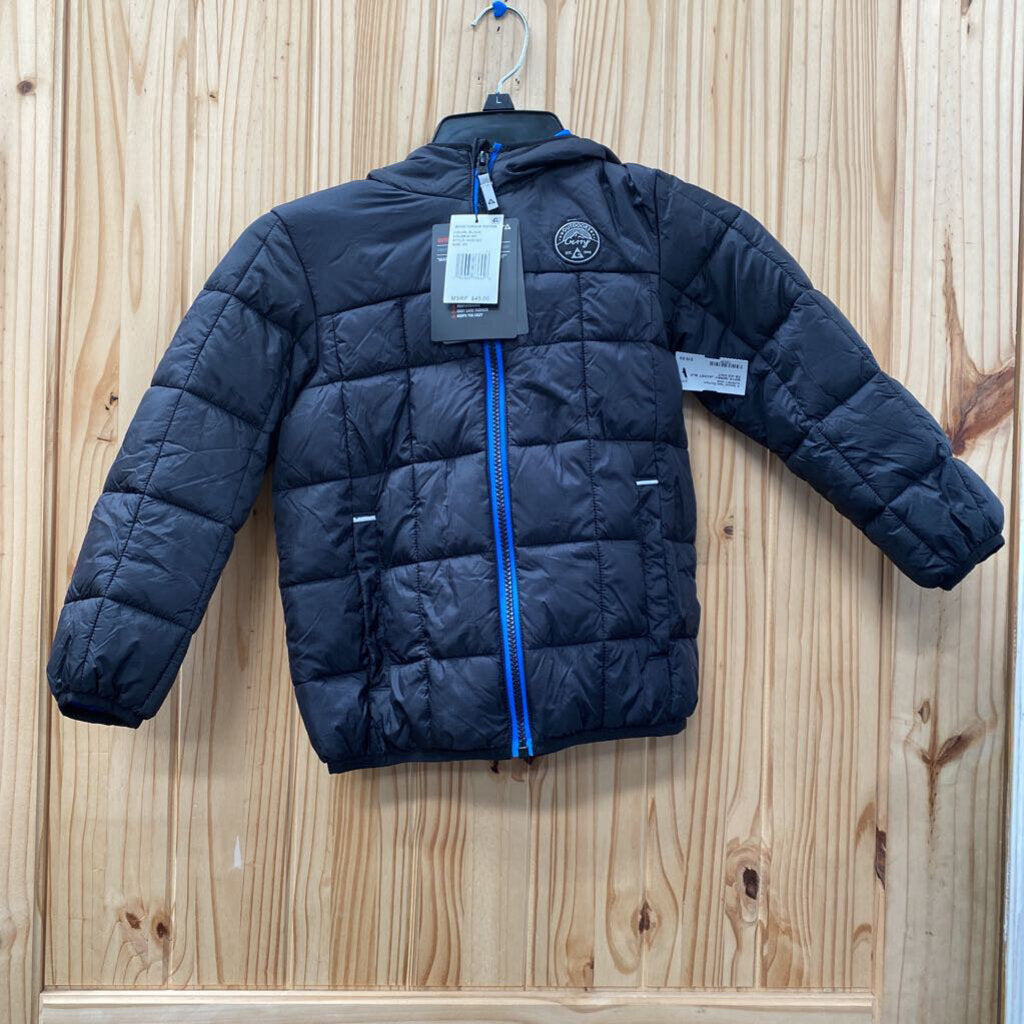 BOYS GERRY JACKET BLK XS 4/5 NWT
