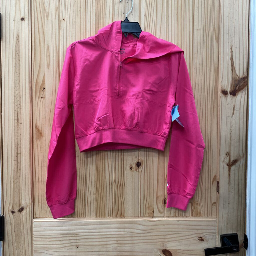 WOMENS SOFFE DK PINK CROP TOP JACKET XL NWT