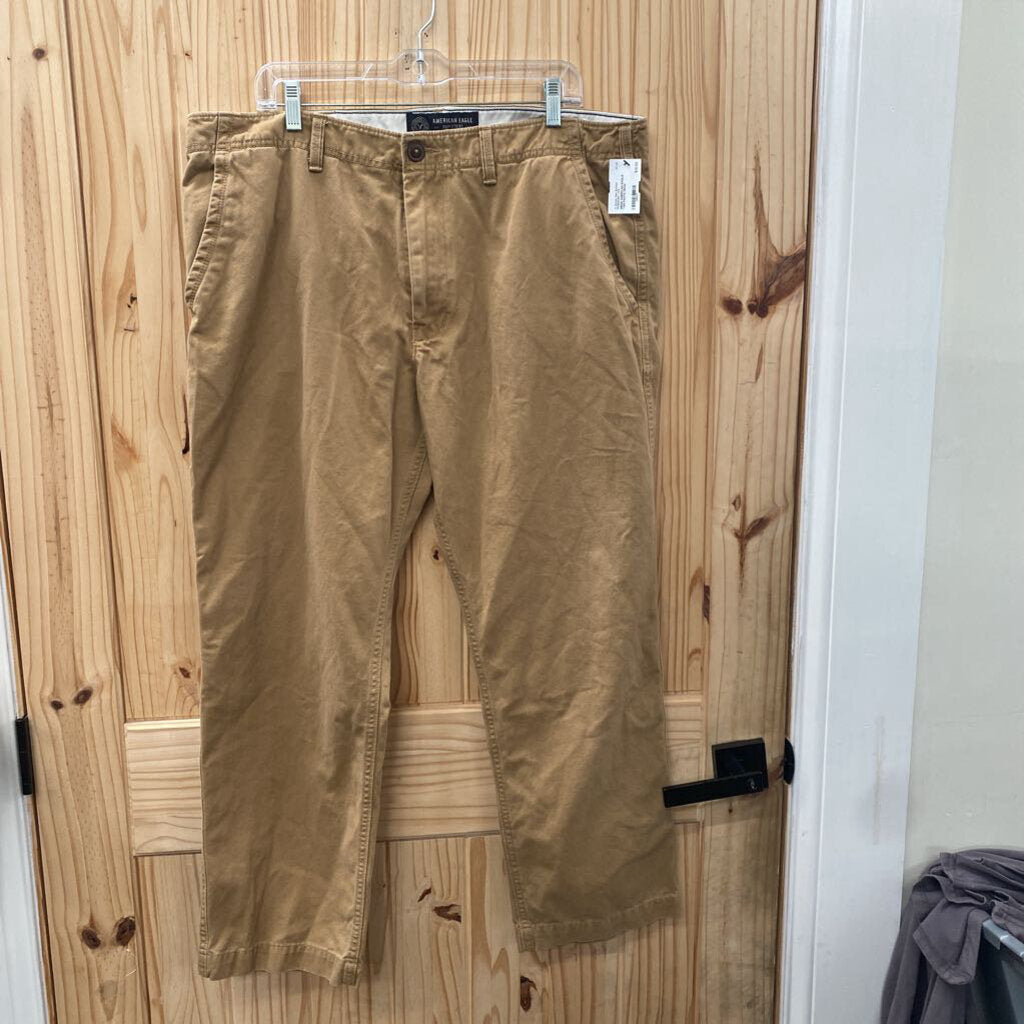 MENS AMERICAN EAGLE TAN PANTS 38X30