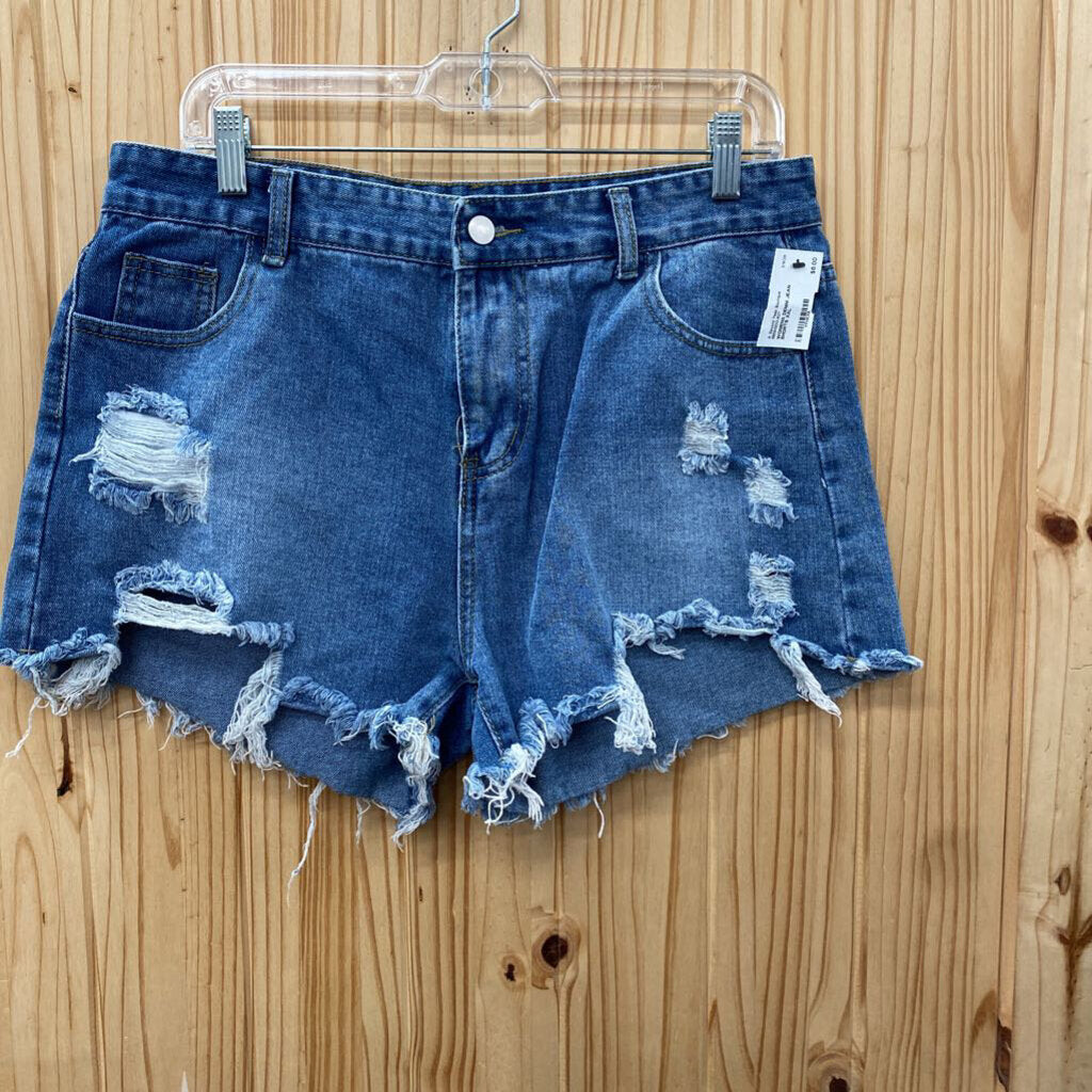 WOMENS DENIM JEAN SHORTS XXL