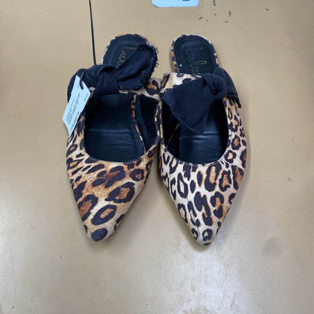 WOMENS LULUS LEOPARD CASUAL SHOES 7 1/2