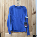 WOMENS SPYDER LT BLUE LS SHIRT L NWT