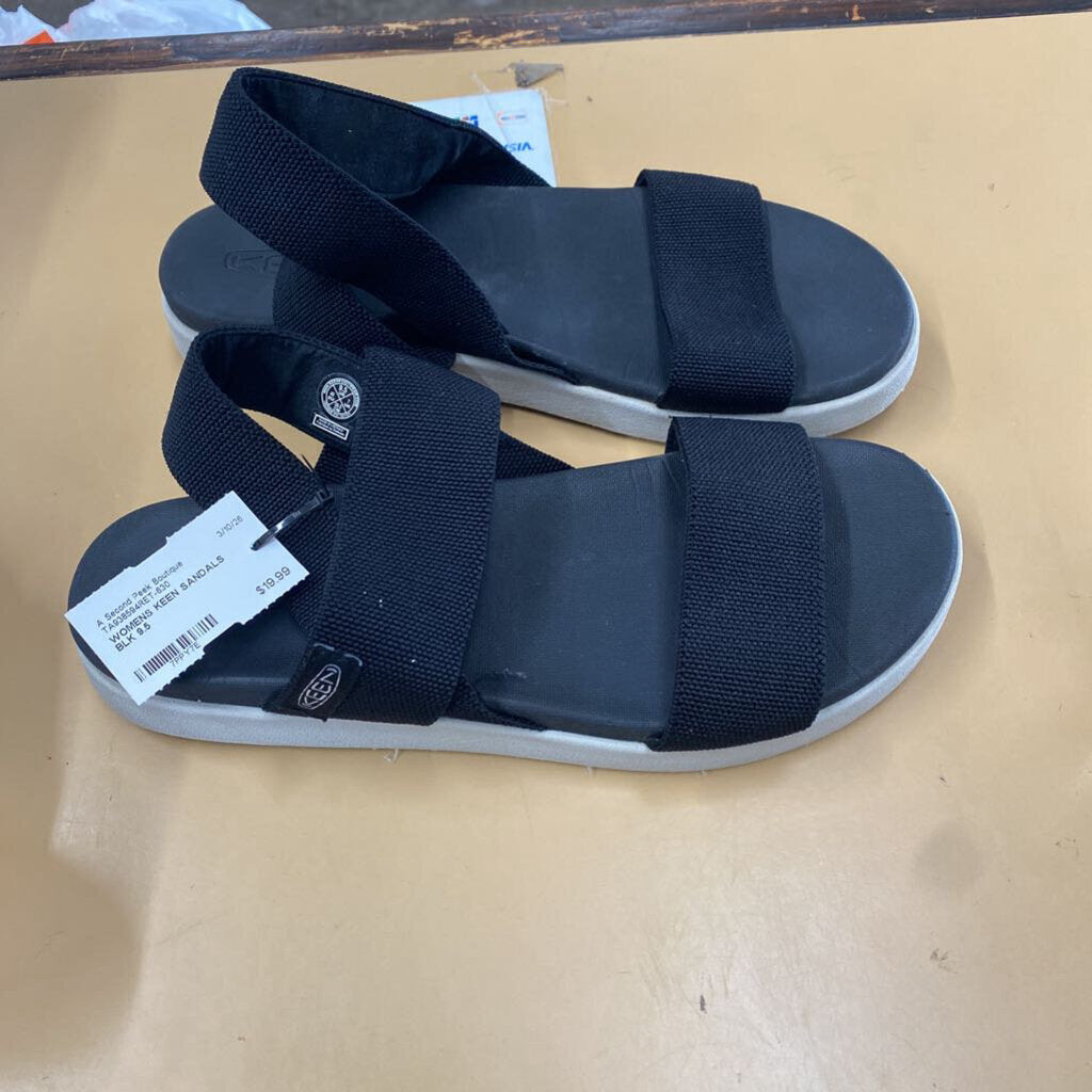 WOMENS KEEN SANDALS BLK 9.5