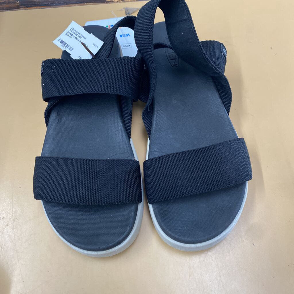 WOMENS KEEN SANDALS BLK 9.5