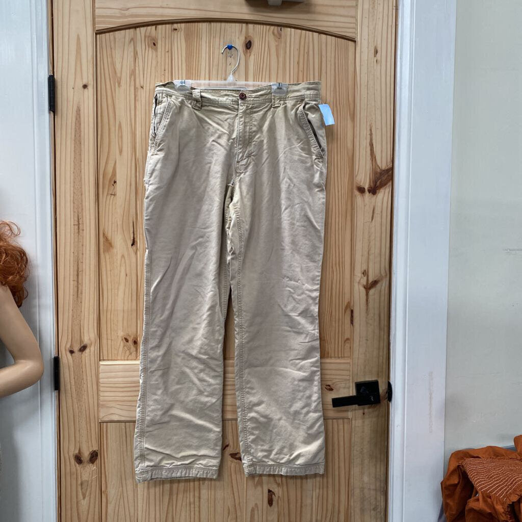 MENS RED HEAD INSULATED BEIGE PANTS 36X34