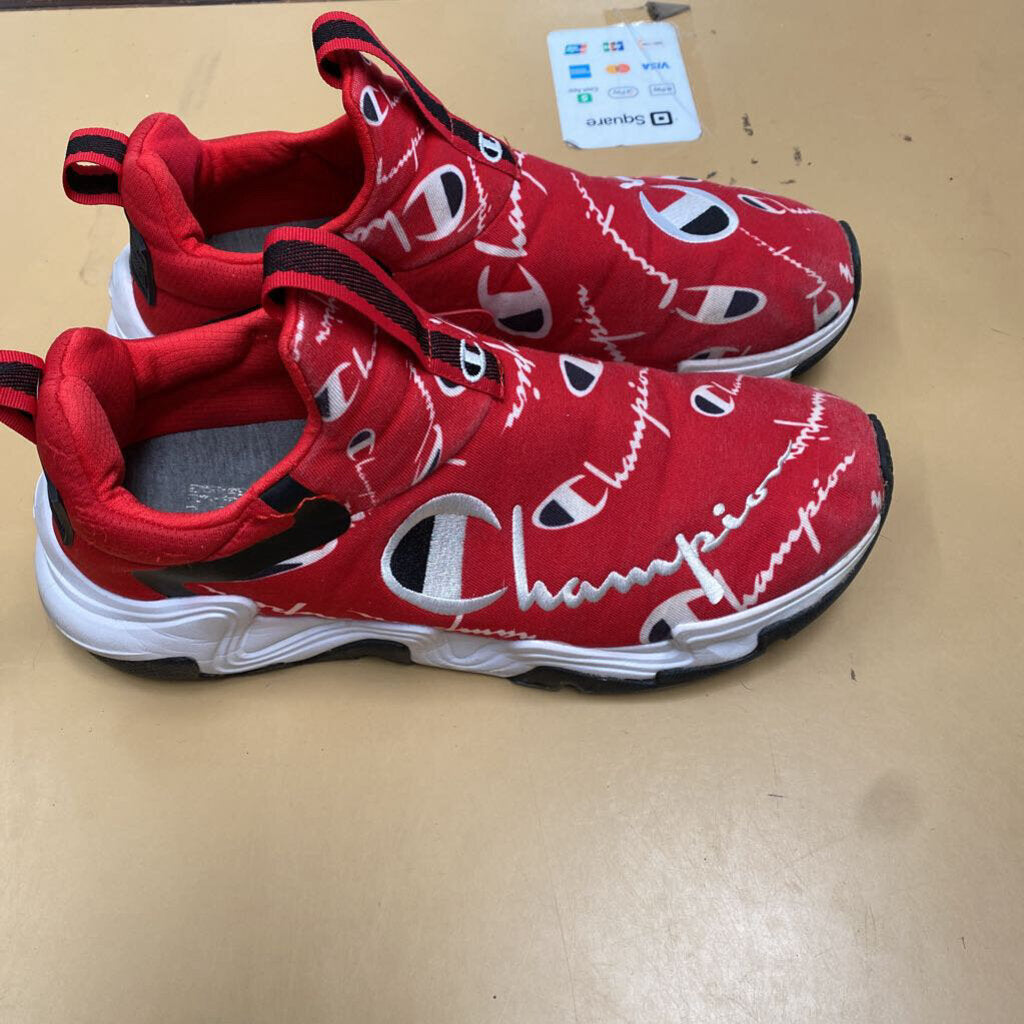 MENS CHAMPION SHOES RED/WHITE/BLK 9