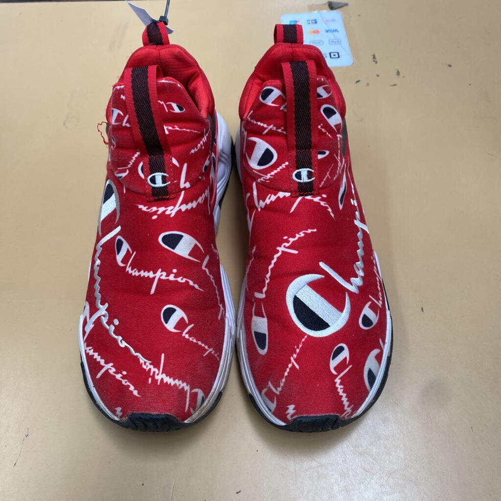 MENS CHAMPION SHOES RED/WHITE/BLK 9