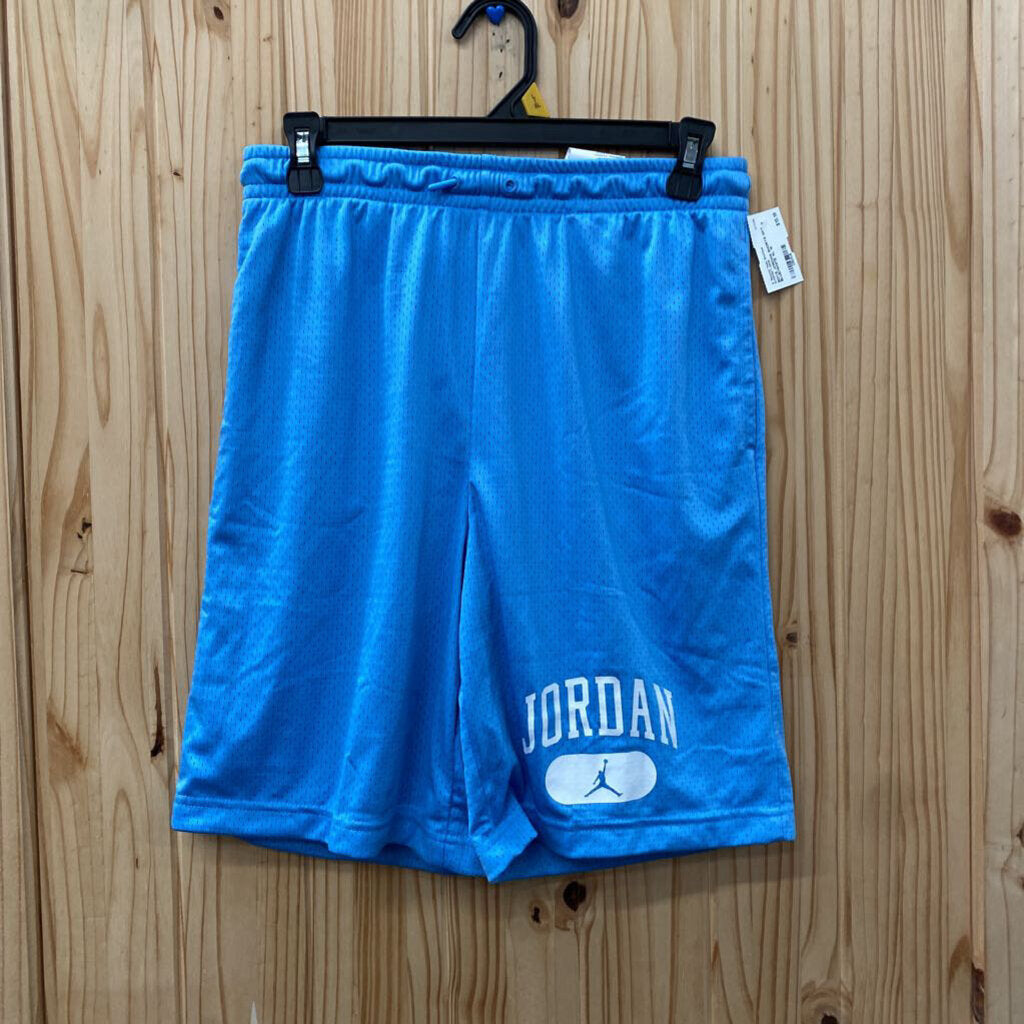 BOYS JORDAN SHORTS SKY BLUE/WHITE XL 13