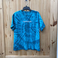 GIRLS NIKE SHIRT TURQUOISE TYE DYE L 12 NWT
