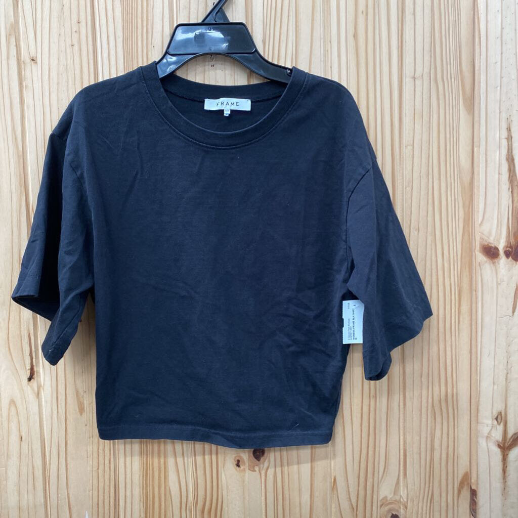 WOMENS FRAME BLK SHIRT M