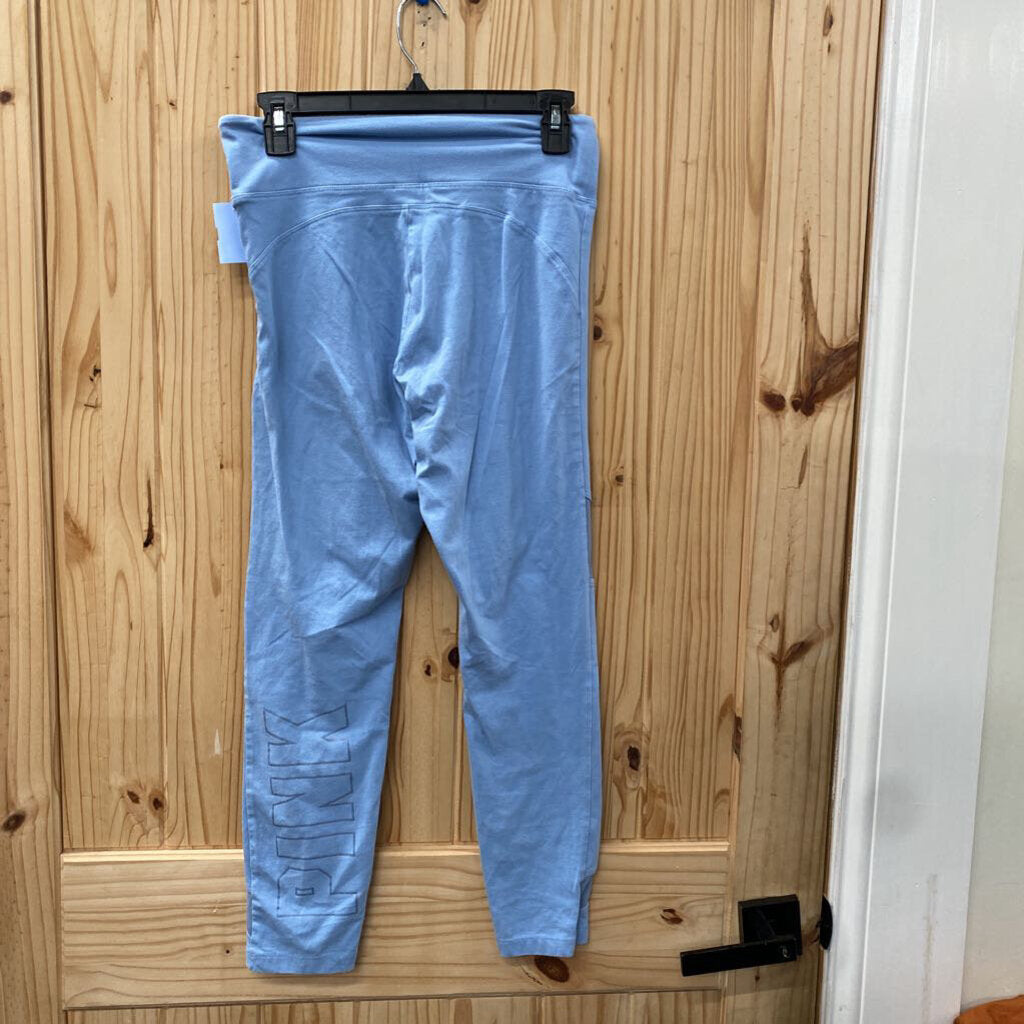 WOMENS VS PINK YOGA LEGGINGS SKY BLUE M