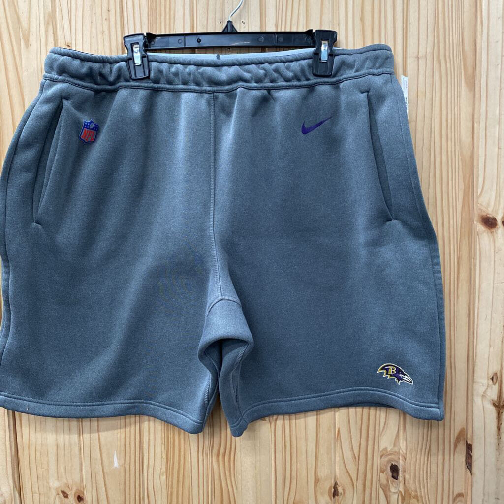 MENS NFL RAVEN NIKE ORIGINAL PRACTICE SHORTS 3XL