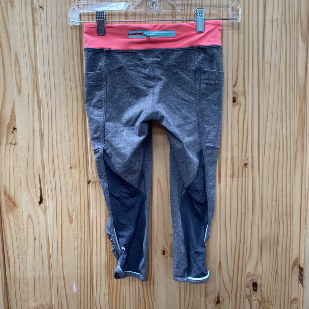 GIRLS IVIVVA GREY/PINK LEGGINGS 10