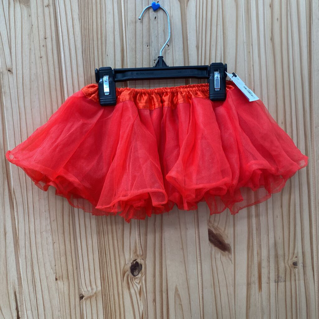 GIRLS RED TUTU SKIRT 2T