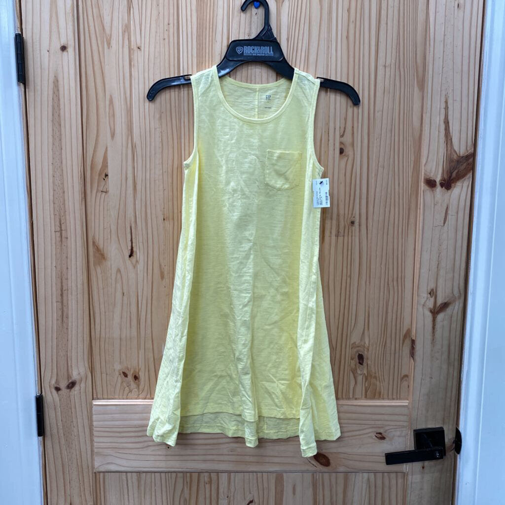 GIRLS GAP SL YELLOW DRESS L 10