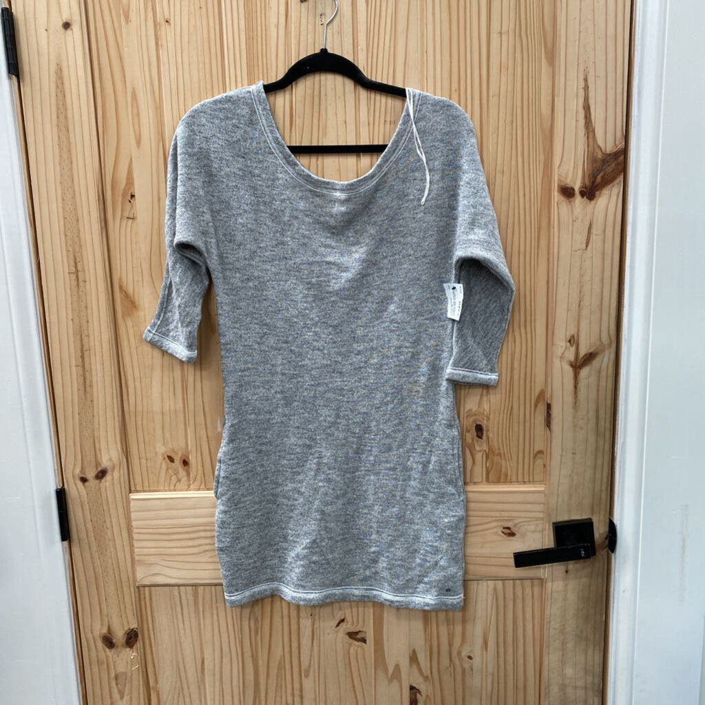 WOMENS AERIE SWEATER LS DRESS GREY XS NWT