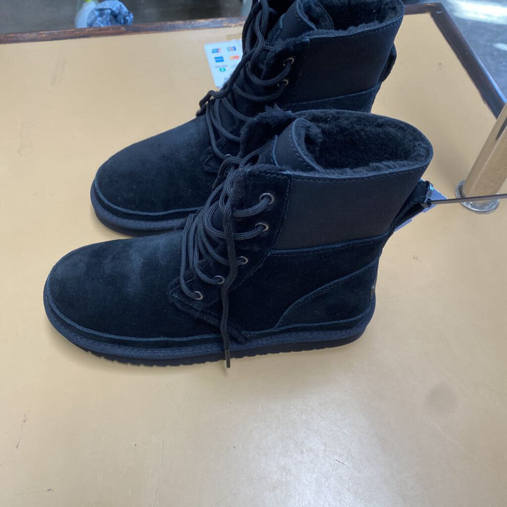 WOMENS KOOLABURRA BY UGG BLK BOOTS 7 NEW