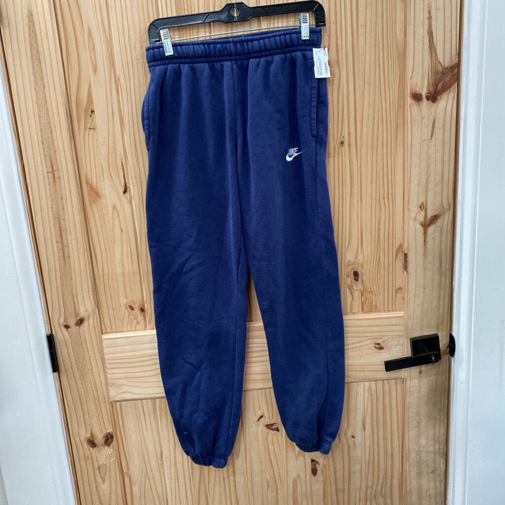 MENS NIKE SWEATPANTS NAVY BLUE/WHITE S