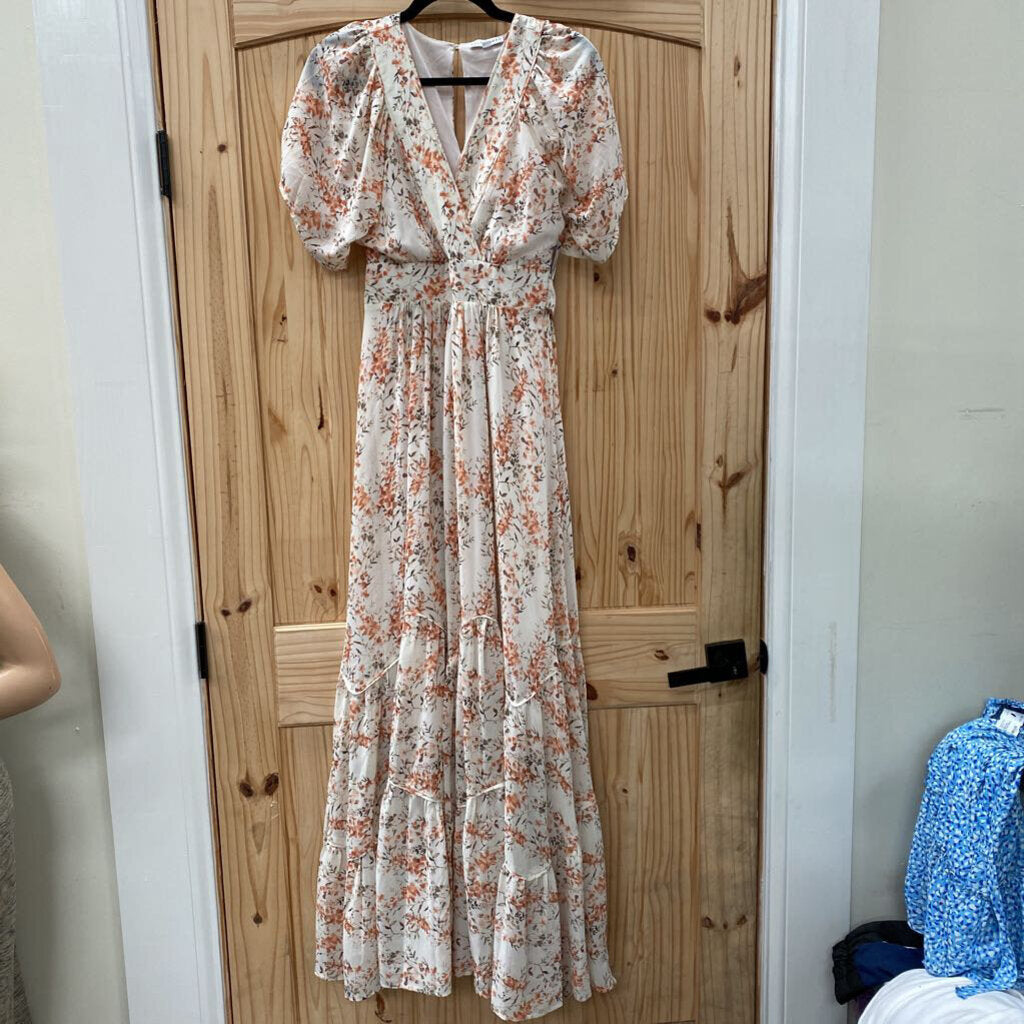 WOMENS BALTIC BORN IVORY FLORAL DRESS S