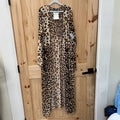 WOMENS TURQUOISE HAVEN LEOPARD SHEER CARDIGAN S NWT