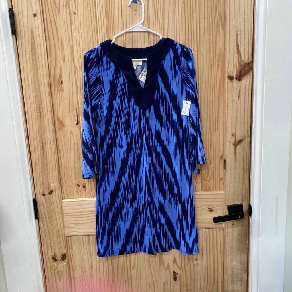 WOMENS MICHAEL KORS BLUE DRESS XS NWT