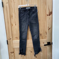 WOMENS HIDDEN BLK DENIM JEANS 27
