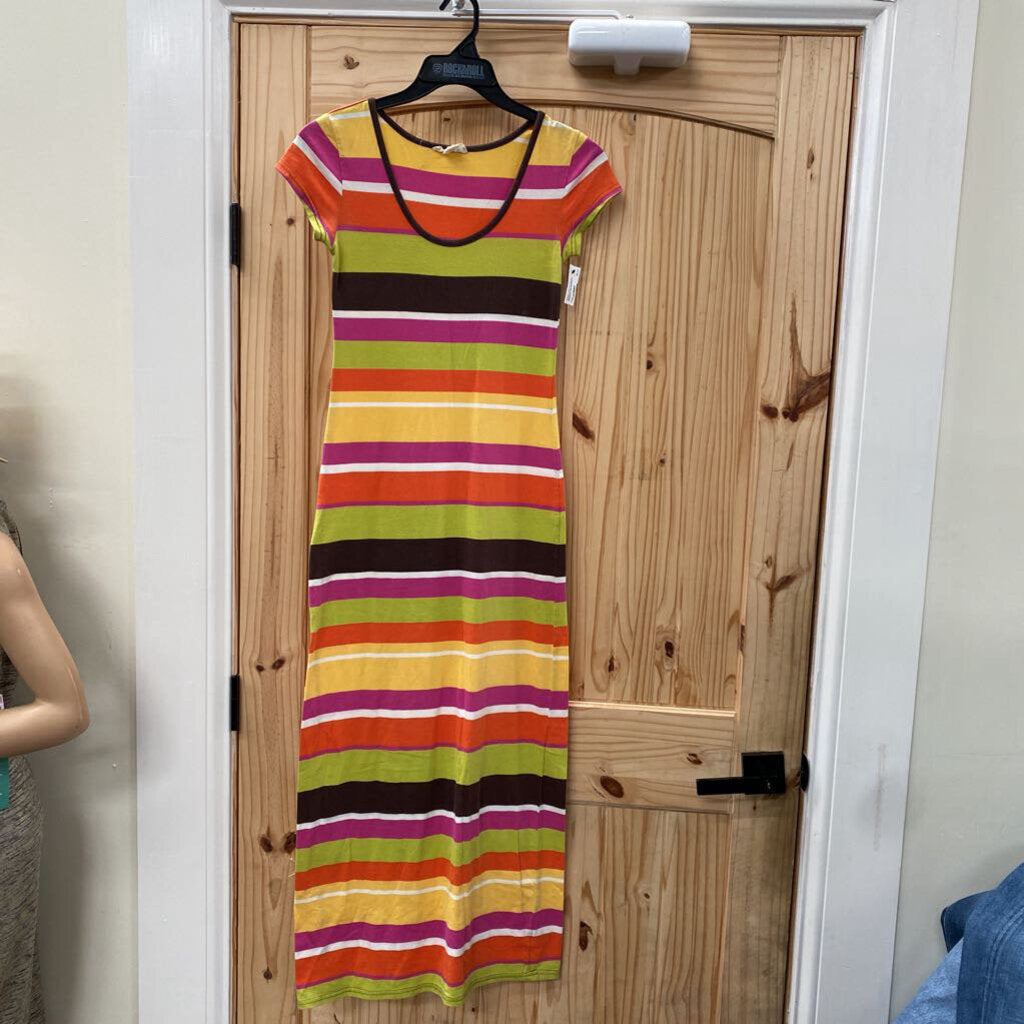 WOMENS DEREK HEART MULTI COLOR DRESS M