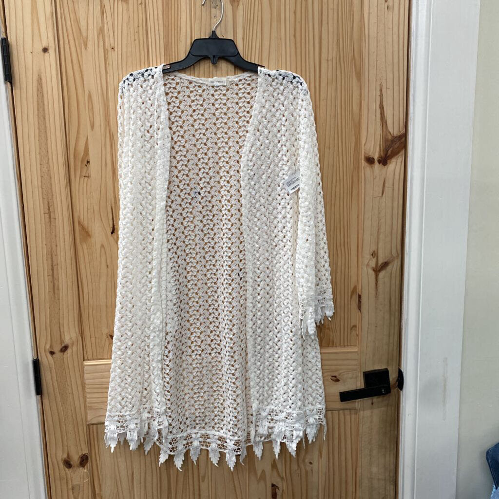 WOMENS BLU PLANET WHITE CASUAL SHELL L