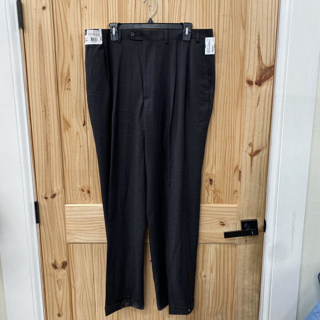 MENS RALPH LAUREN BLK CASUAL SLACKS 38X32 NWT