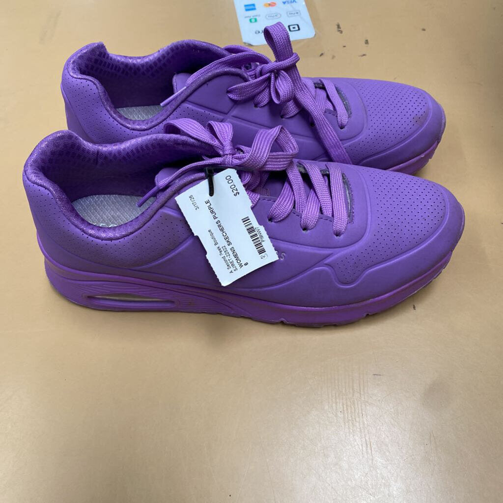 WOMENS SKECHERS PURPLE 6