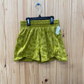 GIRLS NIKE OLIVE GREEN LEOPARD SHORTS S 8 NWT