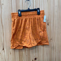 GIRLS NIKE ORANGE LEOPARD SHORTS M 10 NWT