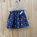 GIRLS WONDER WOMAN BLUE SKIRT 2