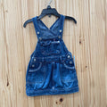 GIRLS BABY GAP DENIM DRESS 6/12M