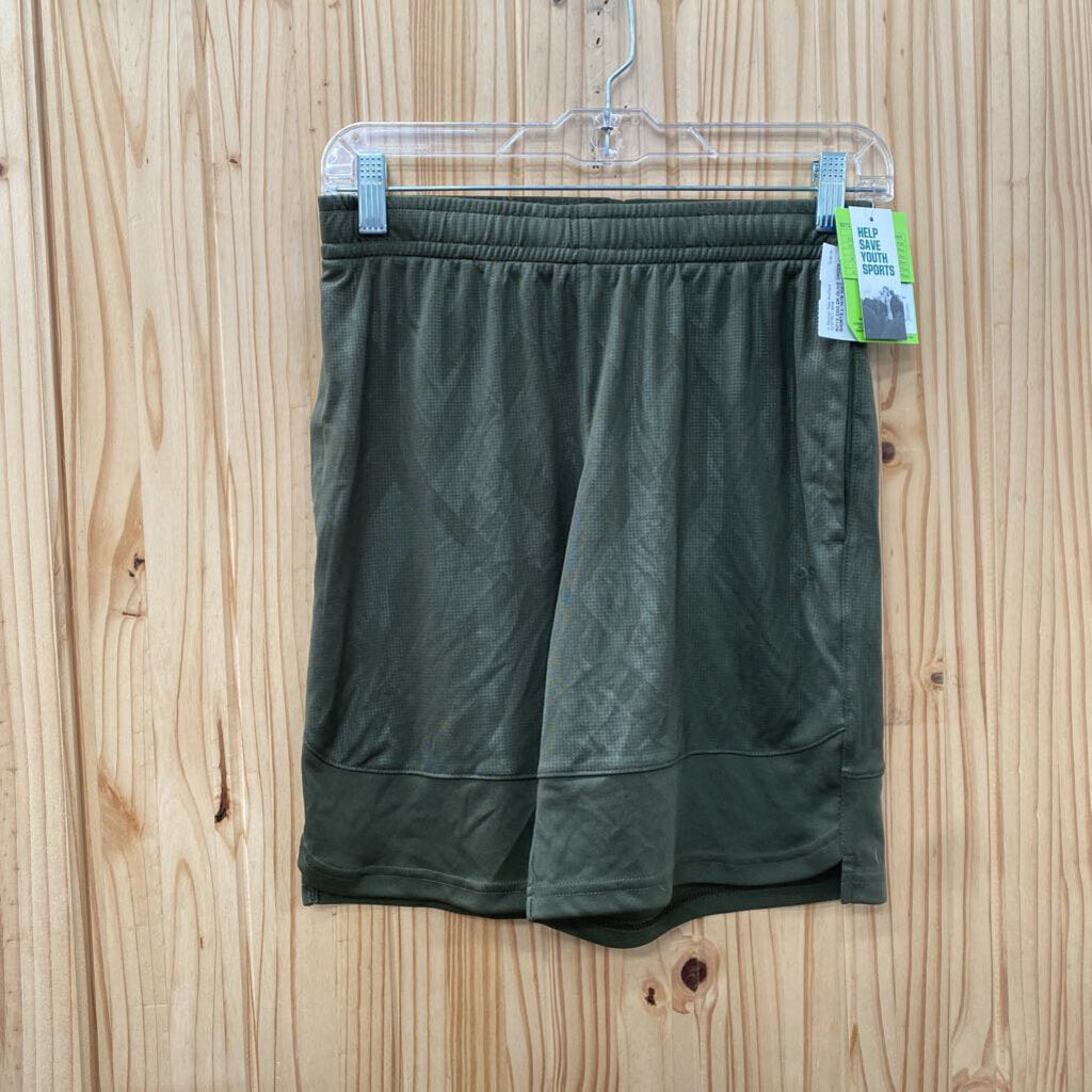 BOYS DSG DK OLIVE GREEN SHORTS L 14/16 NWT