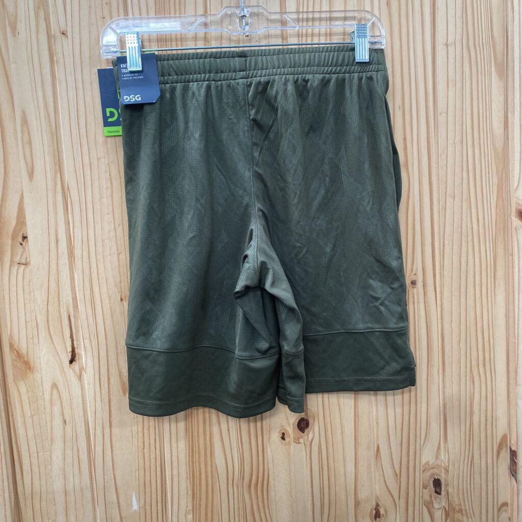 BOYS DSG DK OLIVE GREEN SHORTS L 14/16 NWT