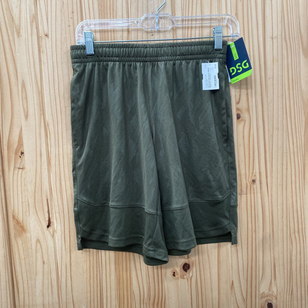 BOYS DSG DK OLIVE GREEN SHORTS L 14/16 NWT