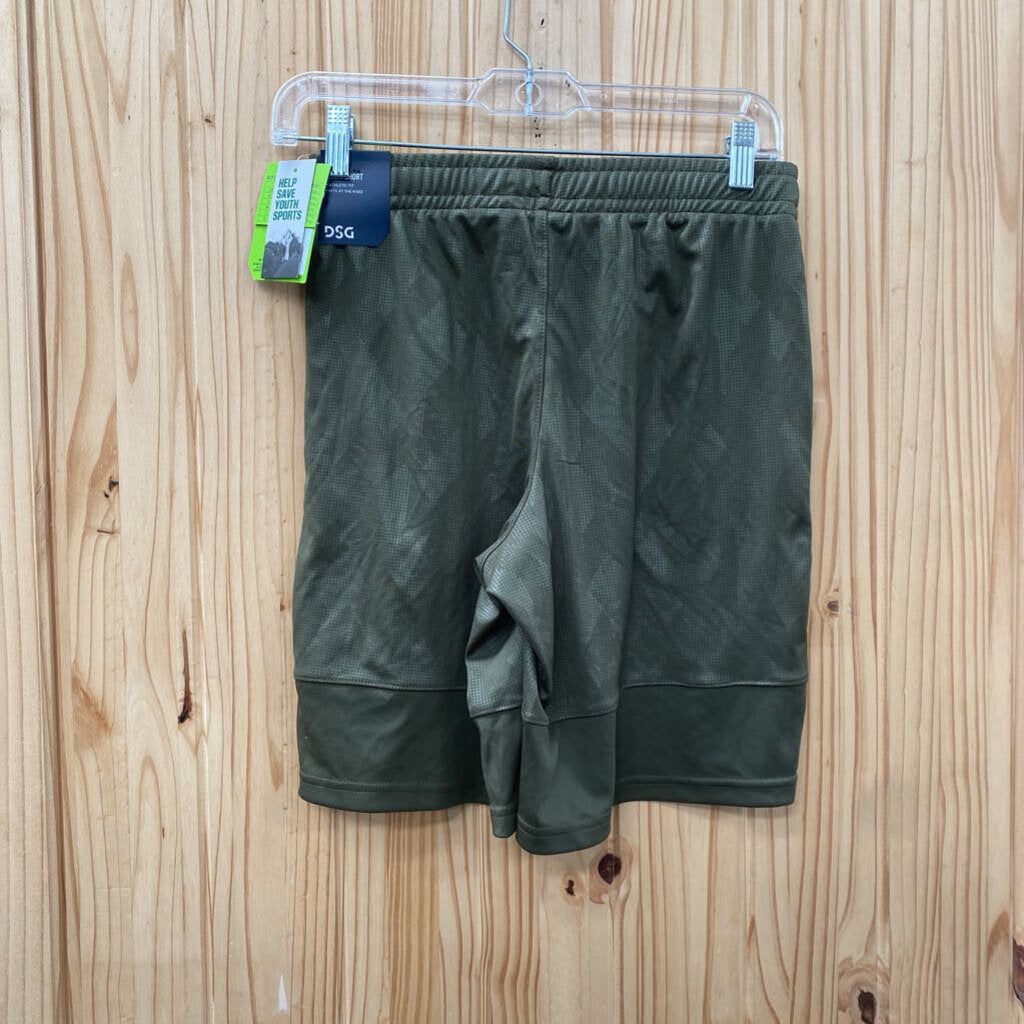 BOYS DSG DK OLIVE GREEN SHORTS L 14/16 NWT