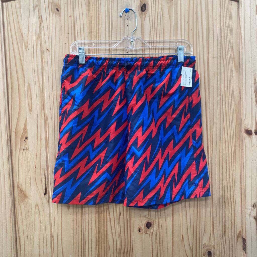 BOYS DSG VOLLEY SHORTS RED/BLUE XL 18 NWT
