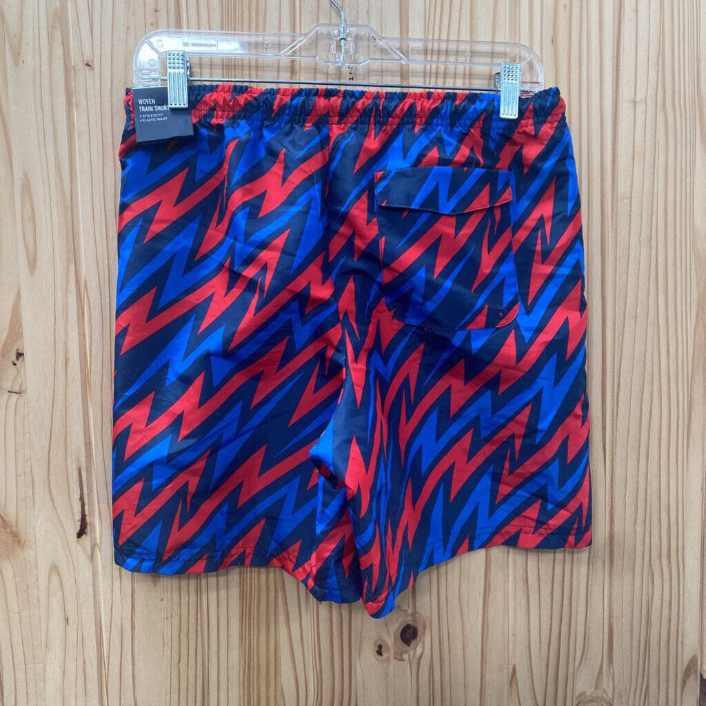 BOYS DSG VOLLEY SHORTS RED/BLUE XL 18 NWT