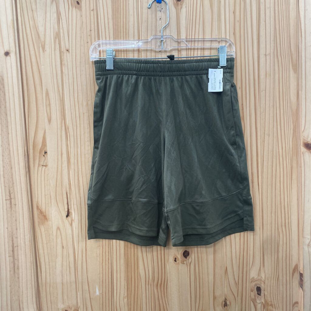 BOYS DSG DK OLIVE GREEN SHORTS L 14/16 NWT