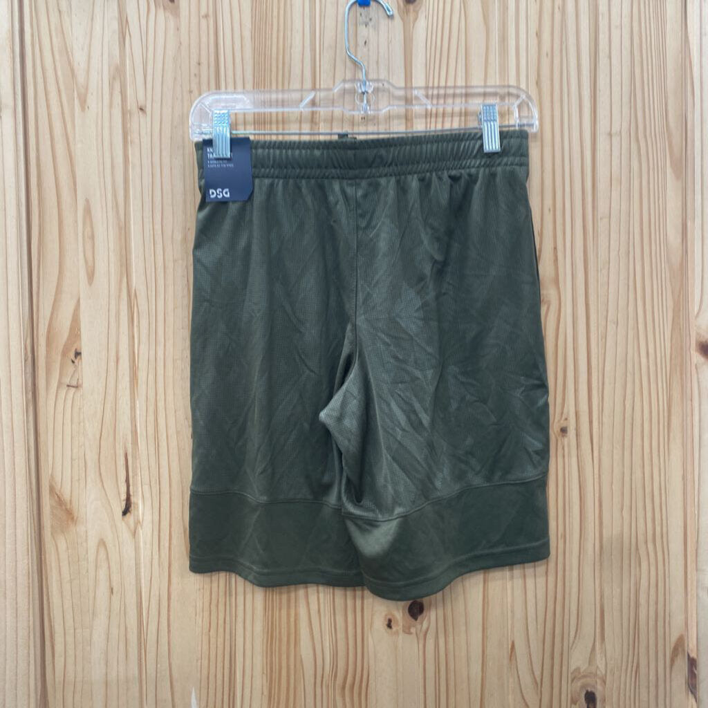BOYS DSG DK OLIVE GREEN SHORTS L 14/16 NWT